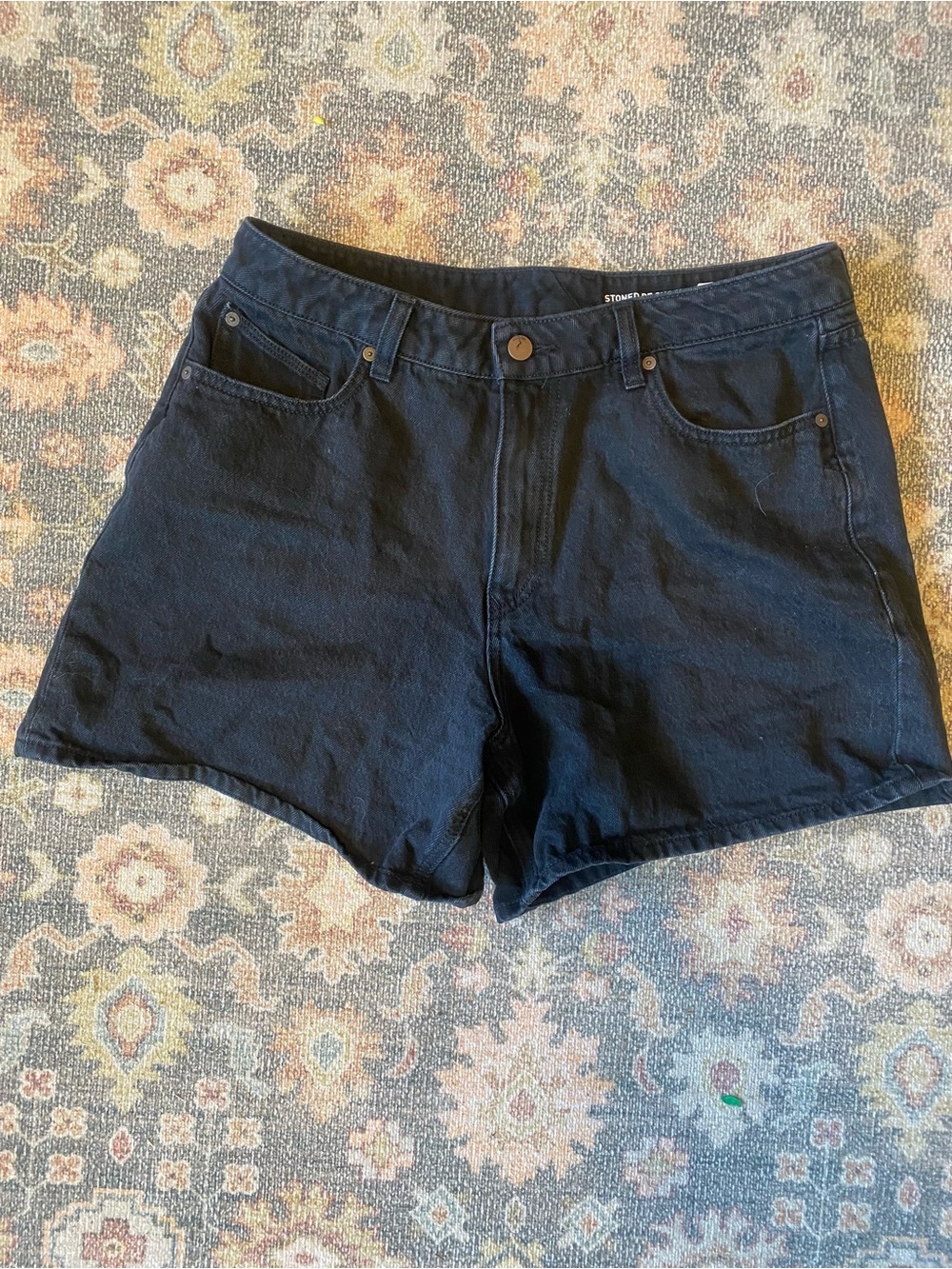 New Without Tags Volcom Black Denim Shorts
